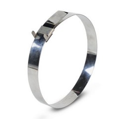 Хомуты ленточные нержавеющие со скрепой Хомуты ленточные нержавеющие со скрепой